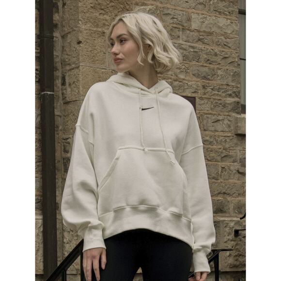 Nike Phoenix Fleece Pullover Hoodie Women's Size Small Oversized Center Swoosh - Picture 6 of 11